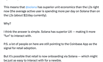Solana lidera en un área clave a pesar de tener menos usuarios: ¿qué le espera a SOL?
